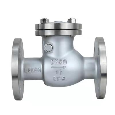 China General High Quality Horizontal Type Pn16 DN80 Stainless Steel Spring Swing Check Valve for sale