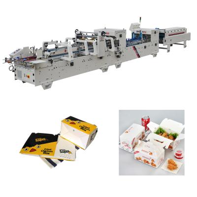 Κίνα Food Fried Chicken Packing Cartons Folding Gluing Machine Automatic High Speed ​​Quadruple Crash Lock Box Folder Gluer Machine προς πώληση