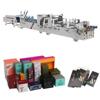 China SHH-AG Hotels Good Quality Hot Selling Straight Line Box Automatic Box Gluing Machine for sale