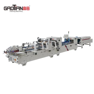 Cina Garment shops GDHH-900 HIGH SPEED AUTO PRE-FOLD and LOCK LOWER FOLDER GLUER made in China NEW rigid carton making paper folding machine in vendita