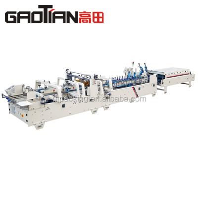 中国 machinery & Hardware WENZHOU GAOTIAN Brand Automatic French Fries Box Folder Gluer Machine/Bottom Folding Machine Automatic Crash Lock 販売のため