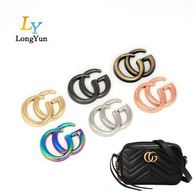 China Custom fashion type namepalte logo brand handbag metal hardware metal label and metal label for handbag for sale