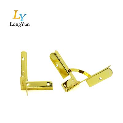 China Hot Selling Handbag Gold Color Jewelry Box Hinge For Small Wooden Box Hinge For Wooden Gift Box Accessories for sale