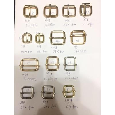 China Factory supply metal iron buckle for handbag for strap hardware with cheap price in overstock sale in weight for sale