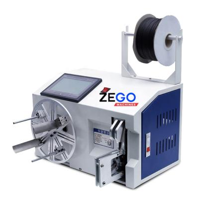 China 18-45mm ZEGO MACHINES Automatic Round Bobbin Wire Winding And Bundling Machine for sale