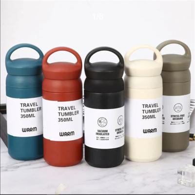 China 2022 350ml/500ml Double Wall Vacuum Stainless Steel Travel Viable Hot Selling Thermal Tumbler, Coffee Mug, Water Bottle With Handle for sale