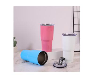 China 304 Insulation Vacuum Large Capacity Double Wall Colorful Portable Travel Insulation Cup PORTABLE Car Cup for sale