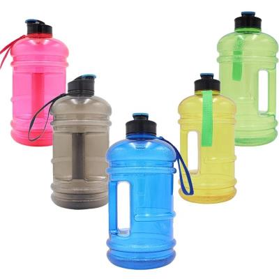 China Amazon Success Sports Gym Fitness Bodybuilding Plastic Sustainable Water Bottle Large 2L BPA FREE 2.2L Shaker Water Bottle for sale