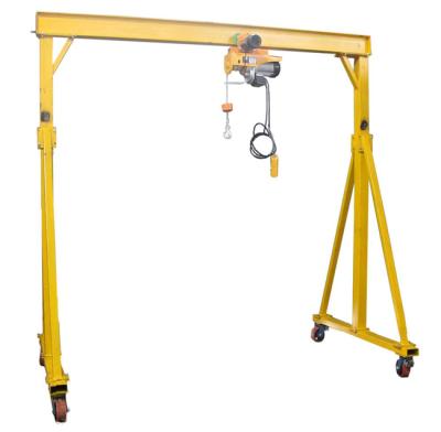 China Crane Factory Direct Sales Representation Gantry Stable and Durable Single Gantry Crane for Outdoor for sale