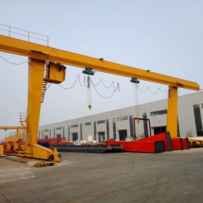 China Gantry Crane Electric Hoist 10 Ton MH Double Girder Gantry Crane Warehouse Port Single Girder Gantry Crane for sale