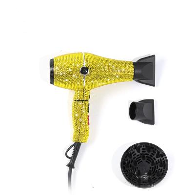 China Professional Hairdressing Dryer 3 Diffuser High Wind Hair Dryer Ionic Diamond Below Hair Dryer for sale