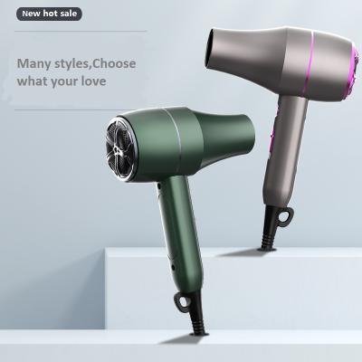 China Powerful Hair Dryer 1800 Strong Wind Dryer Blow Light Professional Ionic Light Negative Ion Hair Dryer Mini Size for sale