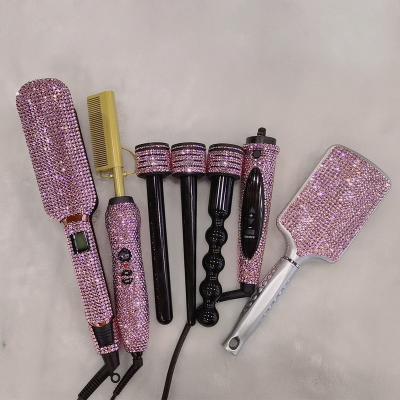 China Hot Multifunctional Bling Salon Beauty Salon Equipment 4pcs Hair Tools Custom Hair Curling Iron Tool Kit for sale