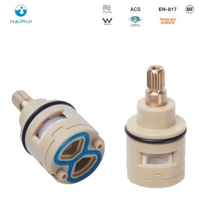 China HAIRUI Modern 25mm Ceramic End 2 Way Diverter Cartridge Mid Position For Mixer PPO HR25D-F03 Faucet Faucet Material for sale