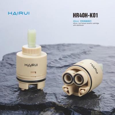 China Modern Bottom Torque HAIRUI 40mm Ceramic Cartridge with Mesh Distributor for Mixer Tap Factory Supply Export Directly HR40H-K01 for sale