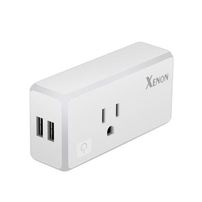 China Xenon USA USB Plug Residential/All-Purpose Wifi Mini Control Your Devices Anywhere From 24hr Timer Surge Protector for sale