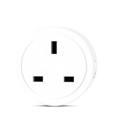 China 16A UK tuya residential / multipurpose smart APP no hub required compatible with IOS electrical outlet and Android smart wall mini socket for sale