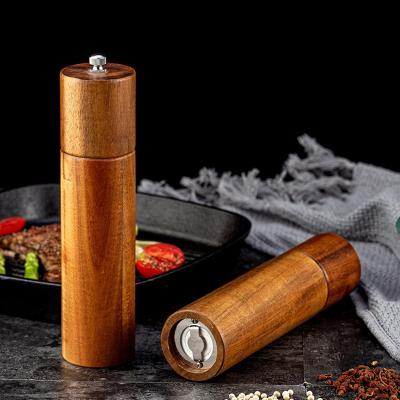 China 2020 Viable New Food Grade Manual Wooden Salt Pepper Grinder For Kitchen for sale