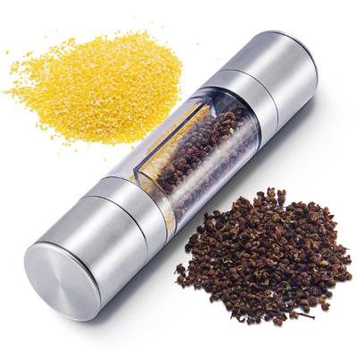 China Viable Stainless Steel Electric Pepper Grinder and Adjustable Ceramic Mill Salt Grinder for sale