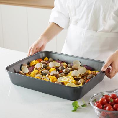 China 15.7 Inch Viable - Large Baking Mold Cake Tray Cheesecake Chicken Baking Tray for sale