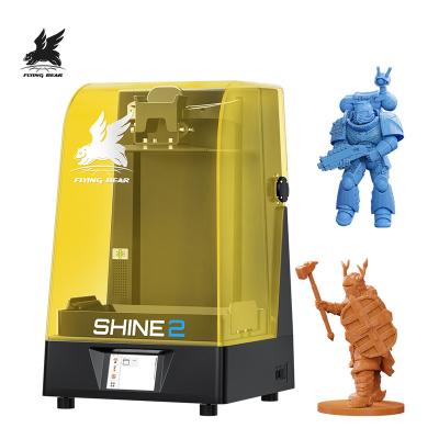 China Resume Printing FLYING BEAR Shine2 Printing Size 192*120*260mm Power 70W Printer Power 70W UV Resin LCD 3d Printer 4K Screen 80mm/h Print for sale