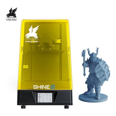 China Resume Printing BEAR Shine2 4K Resin 3D Printer Resin 70W Monochromic Power 192*120*260mm Size UV ​​Dental Model for sale