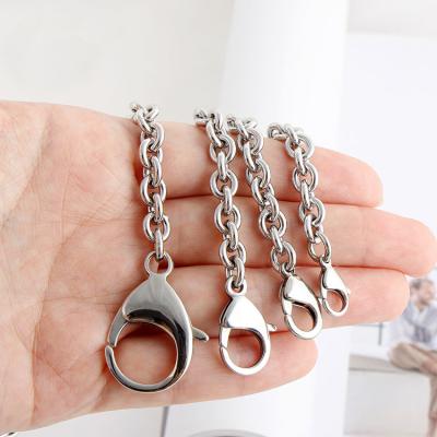 China Wholesale Direct Selling 304 Stainless Steel Plasma Lobster Clasp Chain Hardware Bag\Handbag Making Accessories Buckle for sale