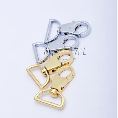 China Wholesale 2.5cm gold leather bag hardware high-end zinc alloy hook buckle garment/bag/accessories handbagAccessory for sale