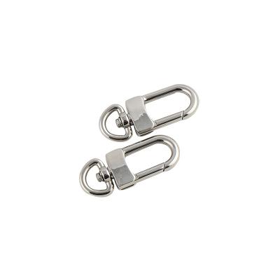 China Handbag Accessories Hand-Polished Stainless Steel 316L Shoulder Strap Buckle Hardware Small Luggage Accessories Hook Buckle for sale