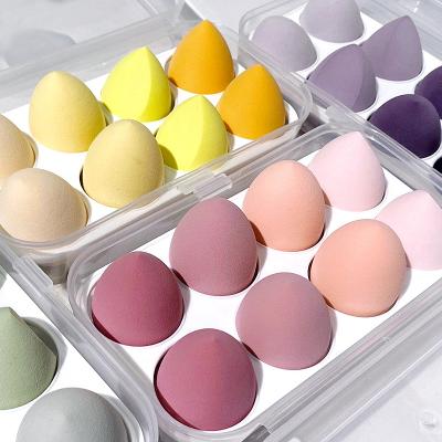 China 8 Pcs Luxury Makeup Sponge Set Foundation Sponge Latext Free Cosmetics Private Label Sponge Applicator for sale