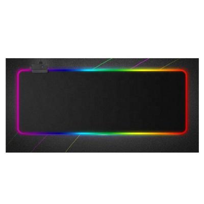 China Game makers supply RGB mouse pad large table mat features bright multi-color optional anti-slip thick pattern mouse pad for sale