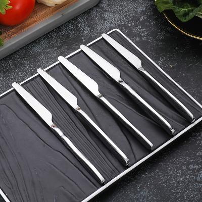 China 2020 Hot Sale Popular 18-10 Stainless Steel Knife And Fork Stocked Set for sale