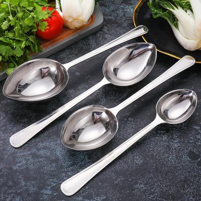 China Eco - Friendly 18-10 Stainless Steel High Mirror Polishing Heavy Duty Oval Measuring Scoop for sale