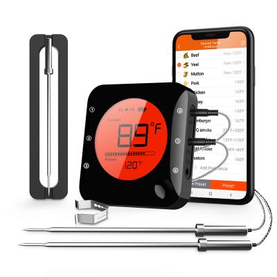 China Blutooth BFOUR Wireless Meat Thermometer for Grilling BBQ Meat Thermometer Thermometer for Meat Oven with 3 Probes for sale