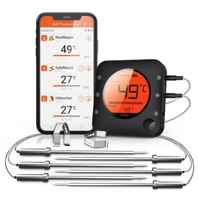 China Kitchen Thermometers Wireless Meat Thermometer, Thermometer for Meat BBQ Meat Thermometer Grill Thermometer with 6 Probes for sale