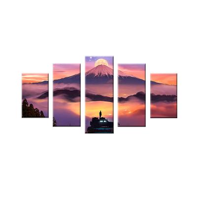 China New Arrival Waterproof Canvas Painting Large 5 Piece Set Painting for sale