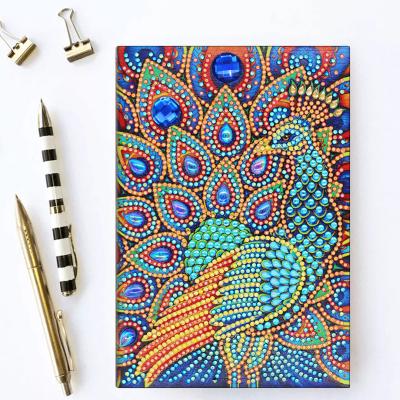 China Wholesale Waterproof Shinny Special Shape Diamond Painting A5 Notebook Set Gift With Round Stones Made In China for sale