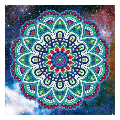 China Waterproof& New Style Eco-friendly Mandala Design Diamond Art 5D DIY Luminous Drill Painting Art Supplies Decorations For Events Party for sale