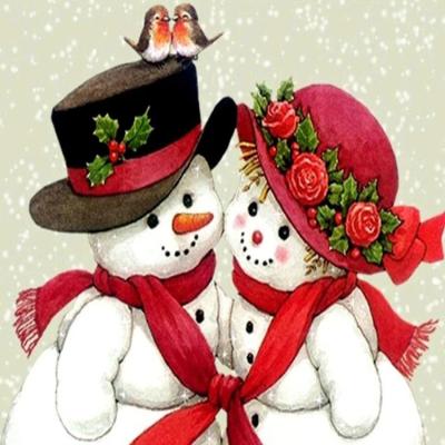 China New Christmas snowman selection ab painting exercises new classic/postmodern diamond embroidery for diamond painting for sale