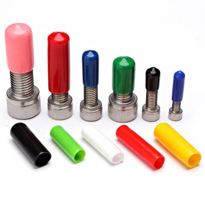 China Dust Proof Decoration Protection Protective Sleeve Rubber End Caps Plug Covers Sheath Soft Joints Covers Wire Decorative Protection Set Cap Nuts Outer Plastic for sale