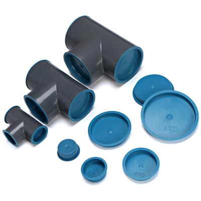 China Dust Cover for Blue Plastic Plug Dust Plug Hole Threaded Protective Pipe Plug Smother Drain Stopper Head Scowl Pack Ornament Waterproof Wedge for sale