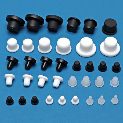 China Silicone Rubber Stopper Screw Hole Tube Tube Cover Sealing Plug And Decoration Protective Round Dustproof Cap Plugs Joint Sight Ring Nut Pipe Joint Sleeve Skin Protector for sale