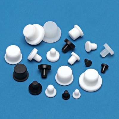 China Rubber Sealing and Dustproof Plug Cover Decoration PVC Silicone Plugs Ring Tube Sleeve Washer Black Low Temperature Resistance Joint Pipe Plug Protective Cap for sale