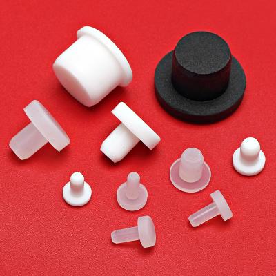 China Sealing And Decoration Protective Silicone Ring Hide From View Rubber Plug Silicone Cap Dustproof Rubber Gasket Joint Plugs Plugs Sincere PVC Coating Black White Round Pipe Plug for sale