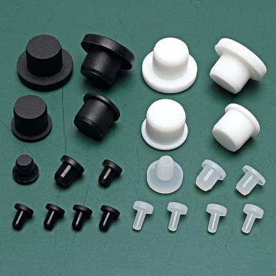 China Decoration Dustproof Protective Cover Sealing and Plug Silicone Rubber Sealing Plugs Round Pipe Ring Stopper Washer Cap PVC Anti-Smell Sleeve Black T-Plug Protective Cover Joint for sale