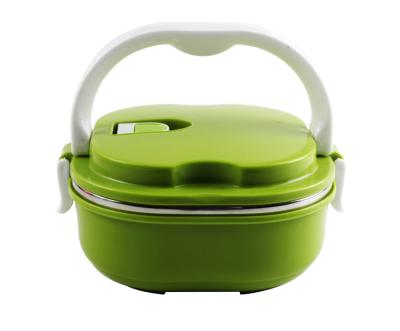 China Hot sales freshness preservation shape pp tiffin lunch box food container with stainless steel interior for sale