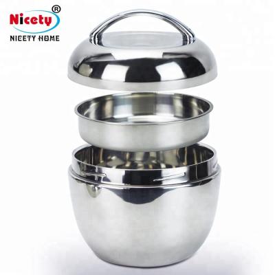 China Large Capacity Insulated Freshness Retaining Stainless Steel Lunch Box for sale