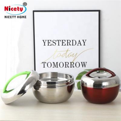 China Cute Warmer Freshness Preservation Fineness Color Food Apple Shape Stainless Steel Food Bowl Packing For Kids for sale