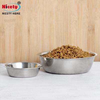 China Sustainable Fineness Best Selling Manufacturers Pet Bowls Feeders Stainless Steel Pet Water Bowl for sale