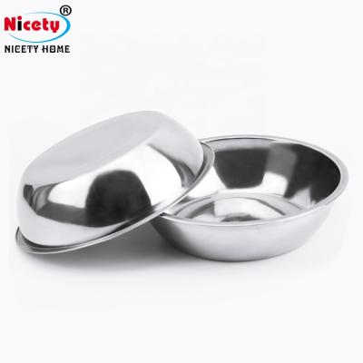 China Pet Food Bowl Stainless Steel Bowl Dog Stainless Steel Pet Travel Sustainable Drinking Bowl For Pig for sale